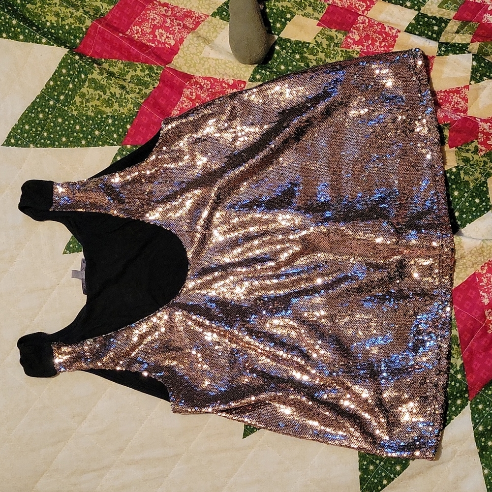 Charlotte Russe Sequin Top